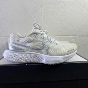 Nike ZoomX Invincible Run Flyknit 2 DC9993-101 White Running Shoes Women's 9‎ US